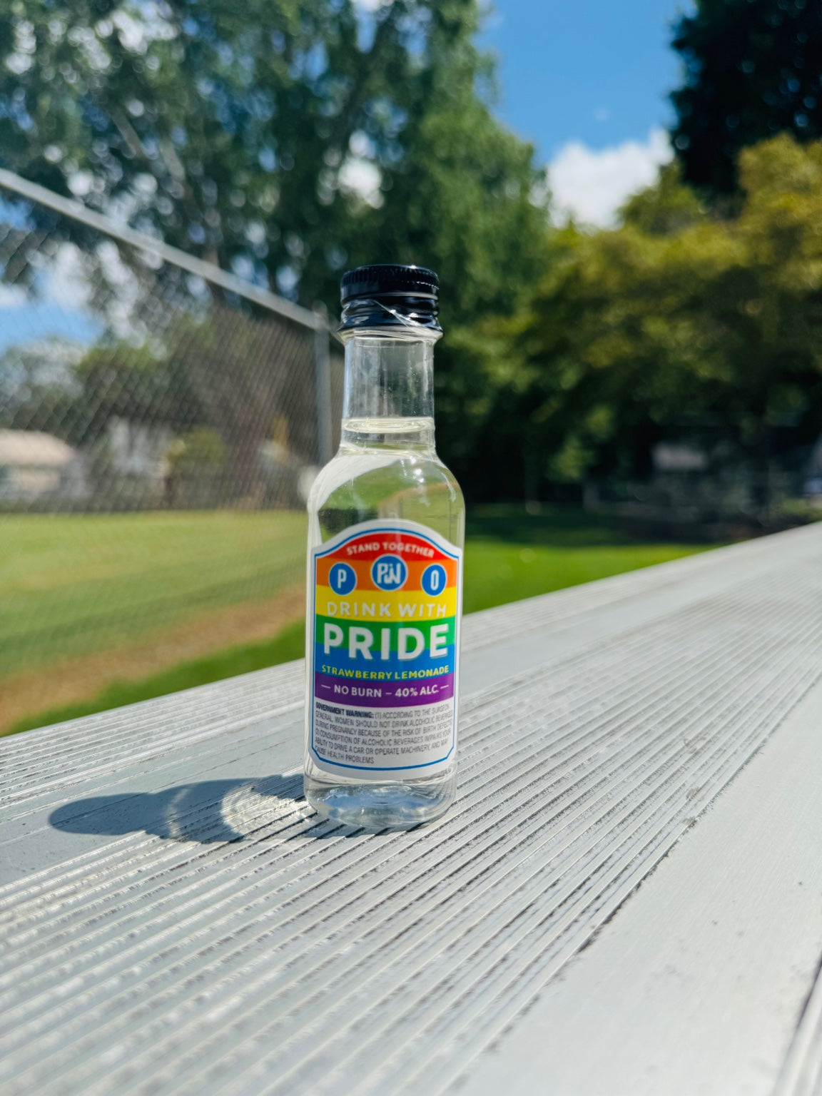PRIDE Mini Shot — Strawberry Lemonade Vodka (Plastic Bottle)